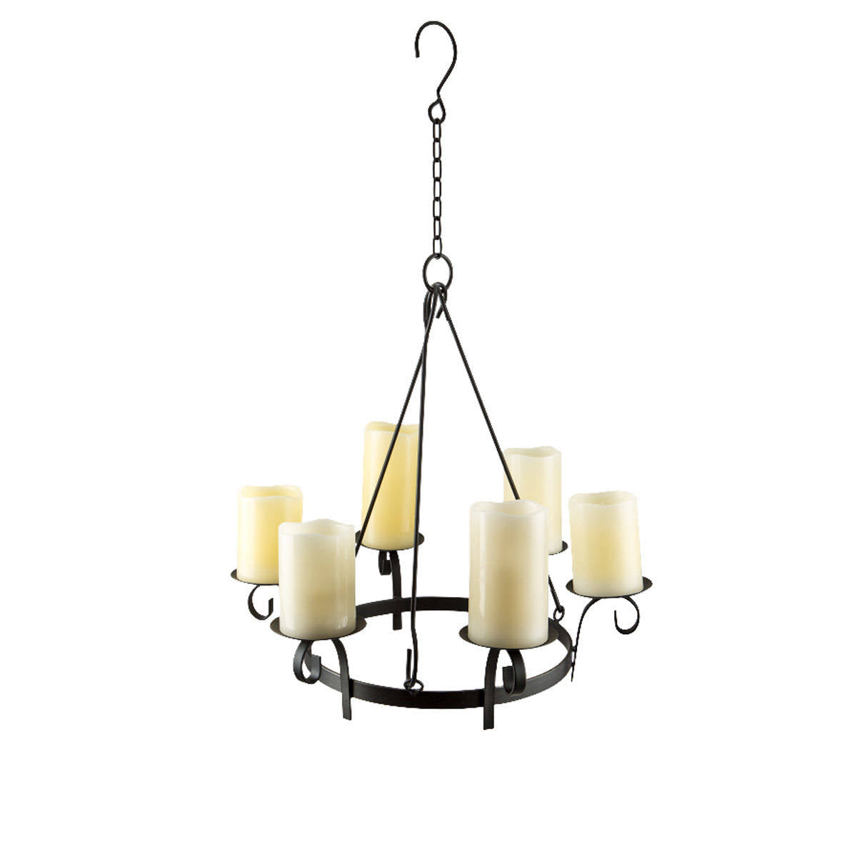 Wrought Iron Hanging Gazebo Candelabra U331950