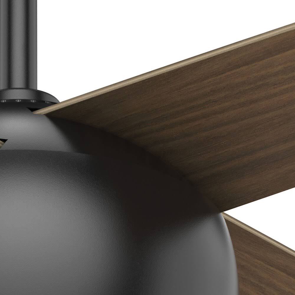 54x22 Matte Black Ceiling Fan with LED Light Z815970