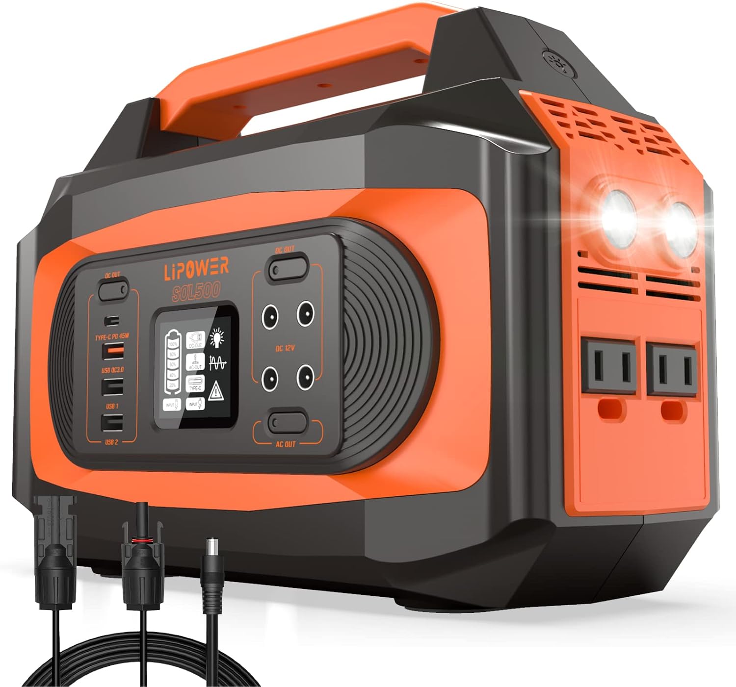 500W Portable Power Station Solar Generator W126079