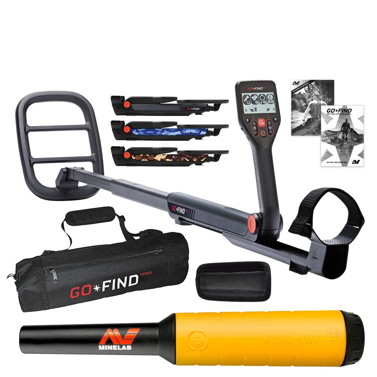 Metal Detector with Pinpointer and Black Carry Bag L3912