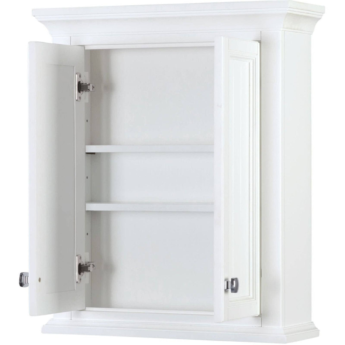 White Wood Wall Mounted Bathroom Cabinet D646968