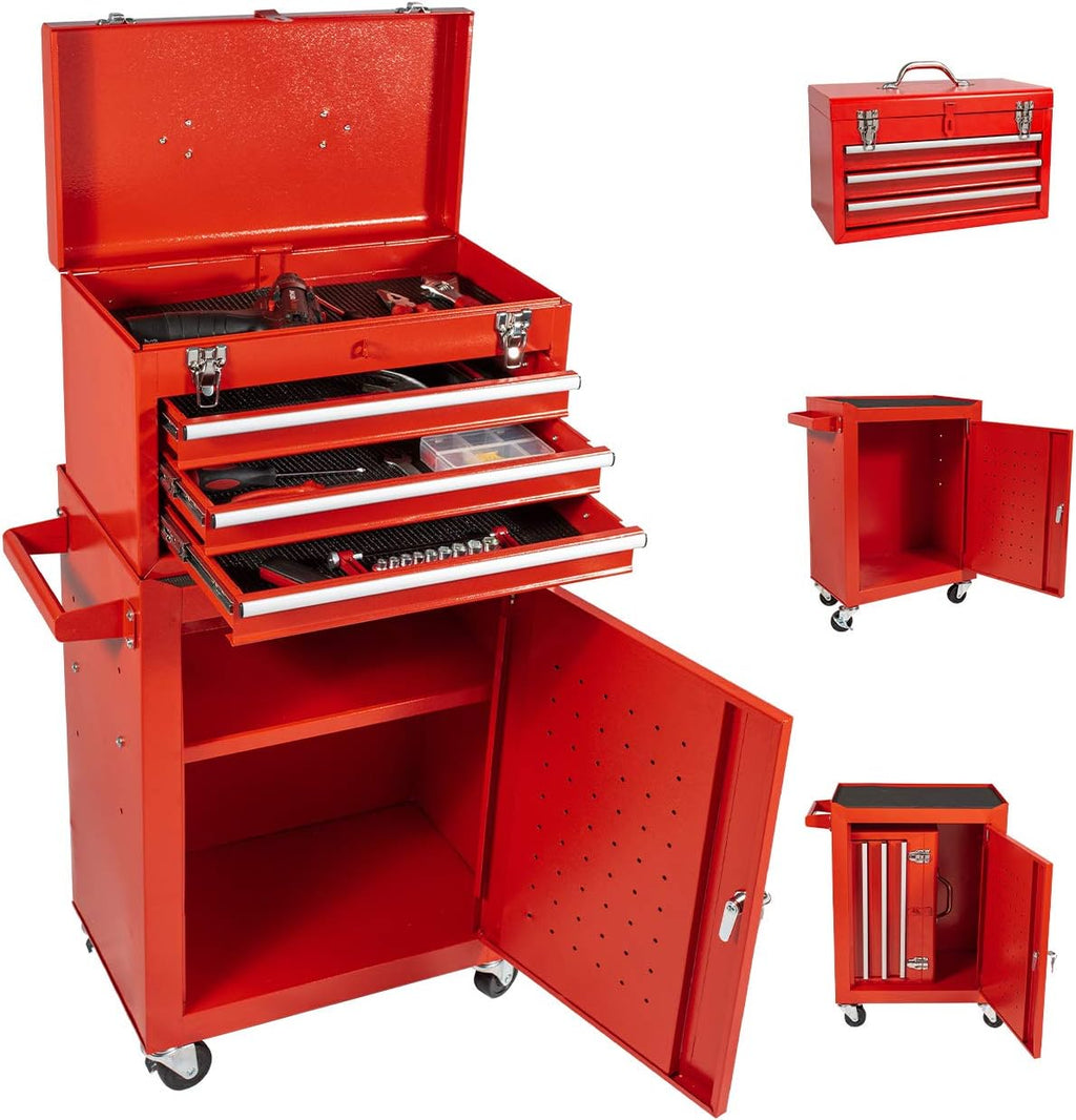 3 Drawer Steel Rolling Tool Chest with Wheels G71266
