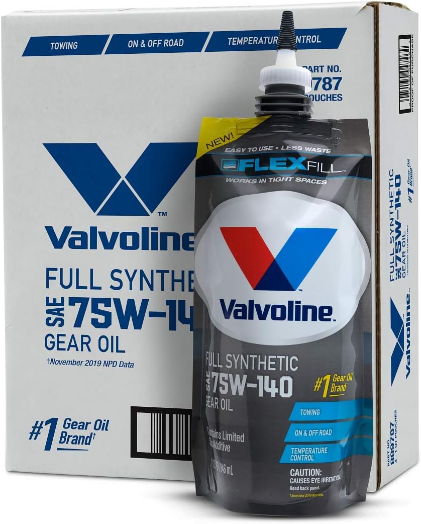 Full Synthetic Gear Oil 75W-140, Case of 12 V328781