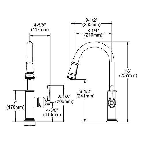 Chrome Pull-Down Kitchen Faucet A9830
