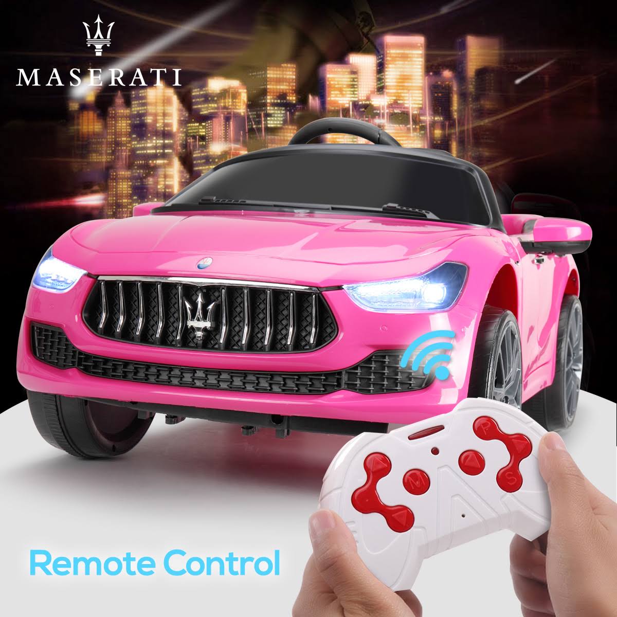 12V Pink Kids Ride on Car with Remote Control I89377