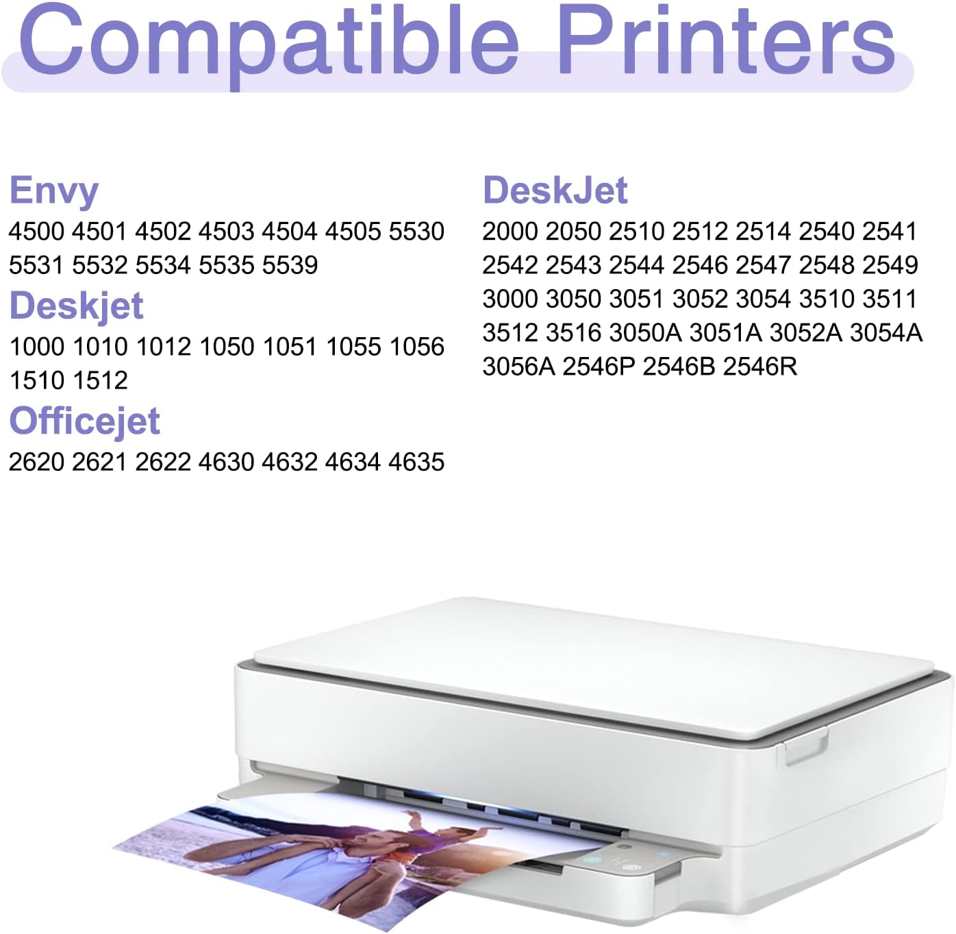 4 Black Remanufactured Ink Cartridges for HP 61 61XL O2644