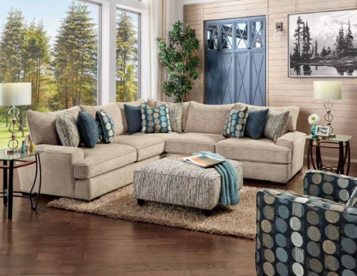 Stripe Multi Ottoman X2672