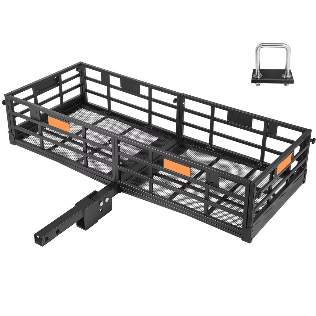 Folding Hitch Mount Cargo Carrier Rack 2" Receiver 500lbs Q3232