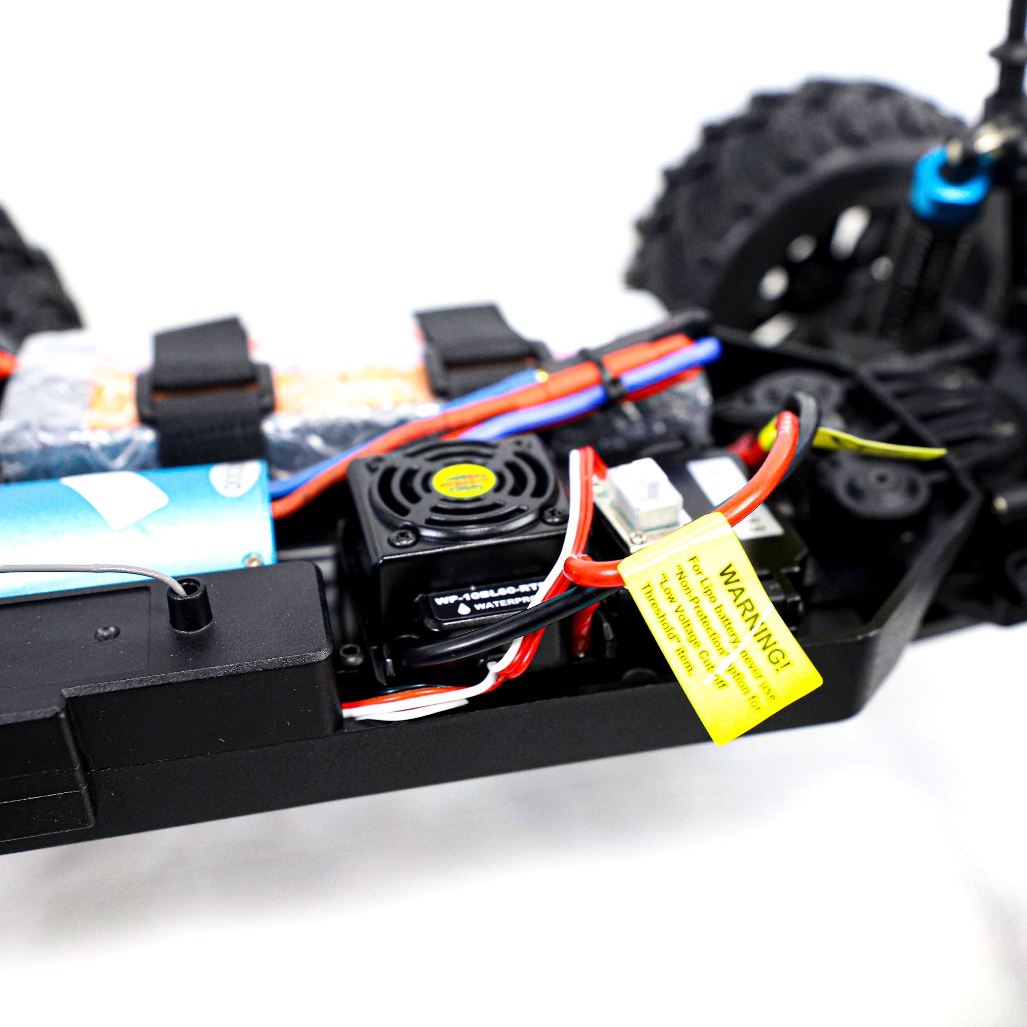 Blue Brushless 4WD Electric Powered RC Monster Truck G41619