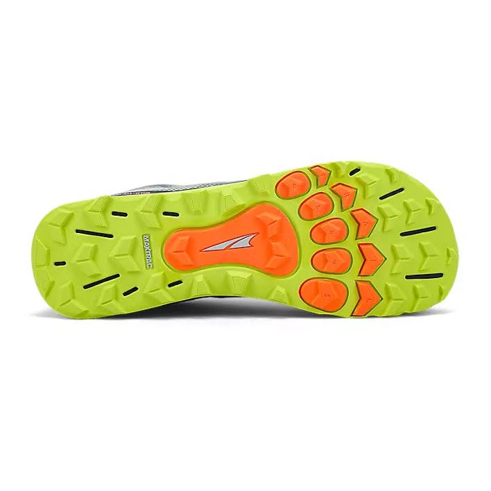 Gray/Lime Low Trail Running Shoes R23415