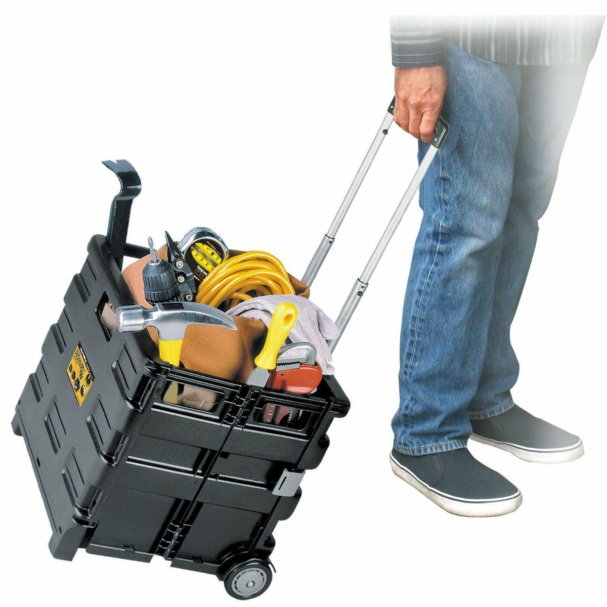 Plastic Black Portable Carrier W2479