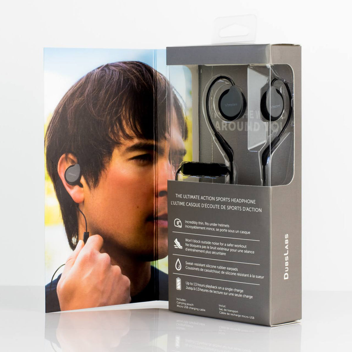 Covert Gray In-Ear Wireless Sport Headphones B82460