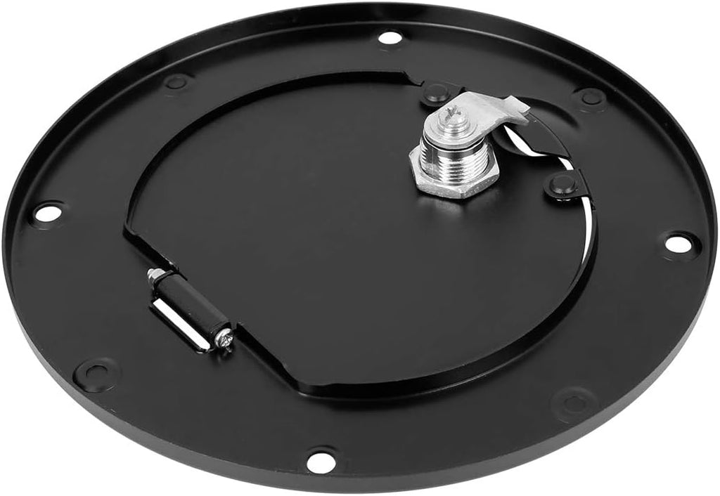 Black Locking Gas Cap Fuel Filler Door Cover Pack of 2 B60622