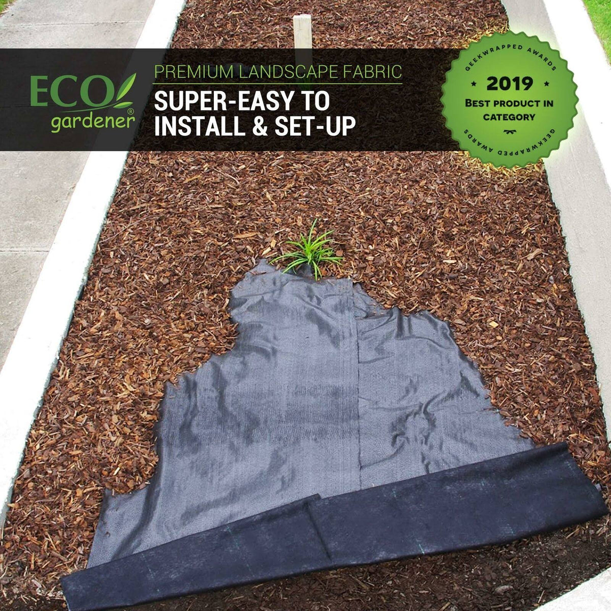 5oz Pro Garden Weed Barrier Landscape Fabric V6820