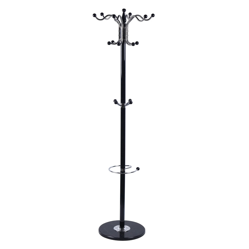 Marble Base Coat Rack with 16 Hooks A733455