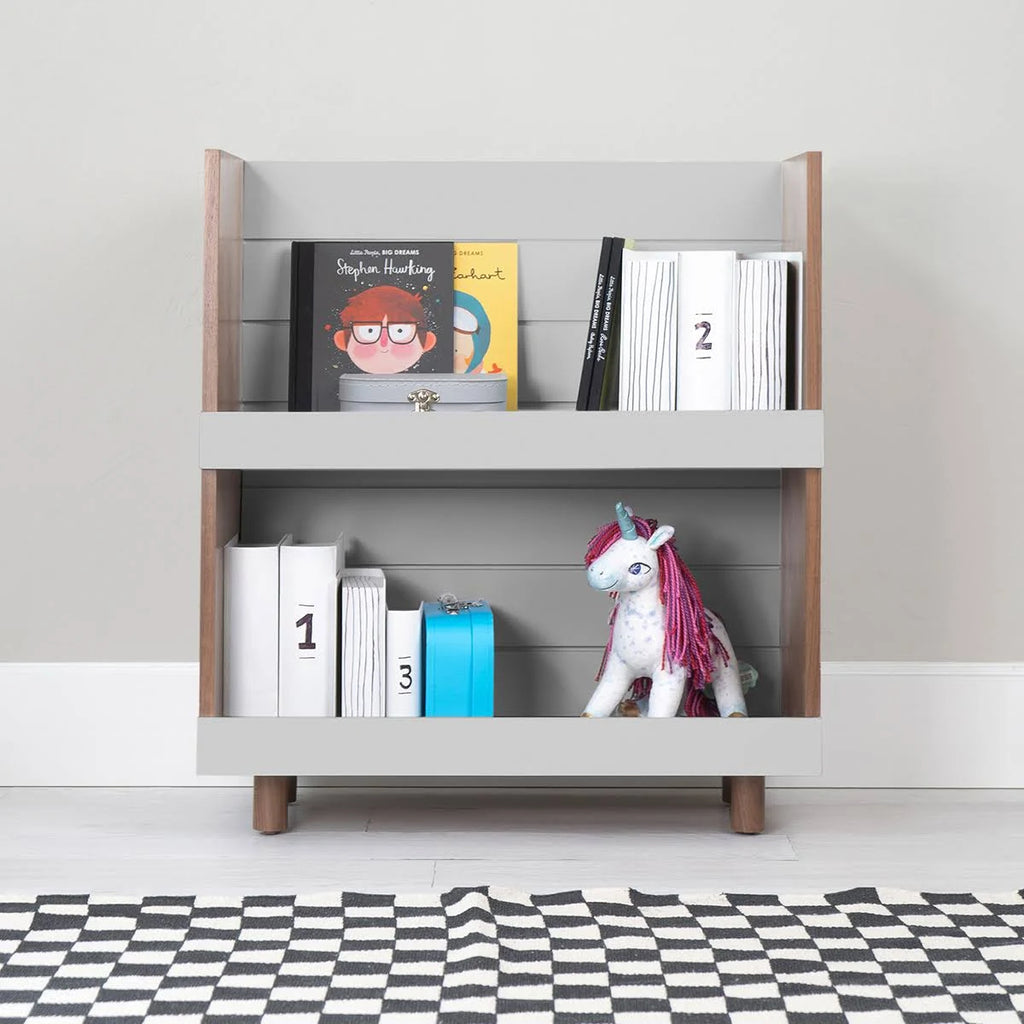 Kids Bookcase Walnut Pink P108392