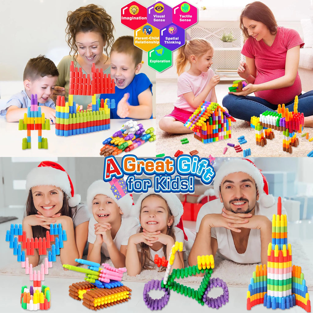 140 Pcs STEM Building Blocks Construction Toy Set C43725