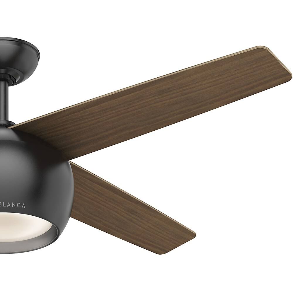 54x22 Matte Black Ceiling Fan with LED Light Z815970
