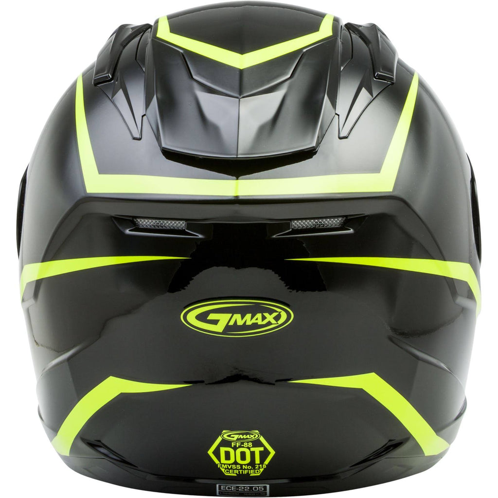 Full-Face Precept Helmet Black/Hi-Vis Yellow - X-Small N331501