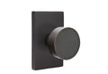 Round Knob Passage Set with Oil Rubbed Bronze Rosette U5442