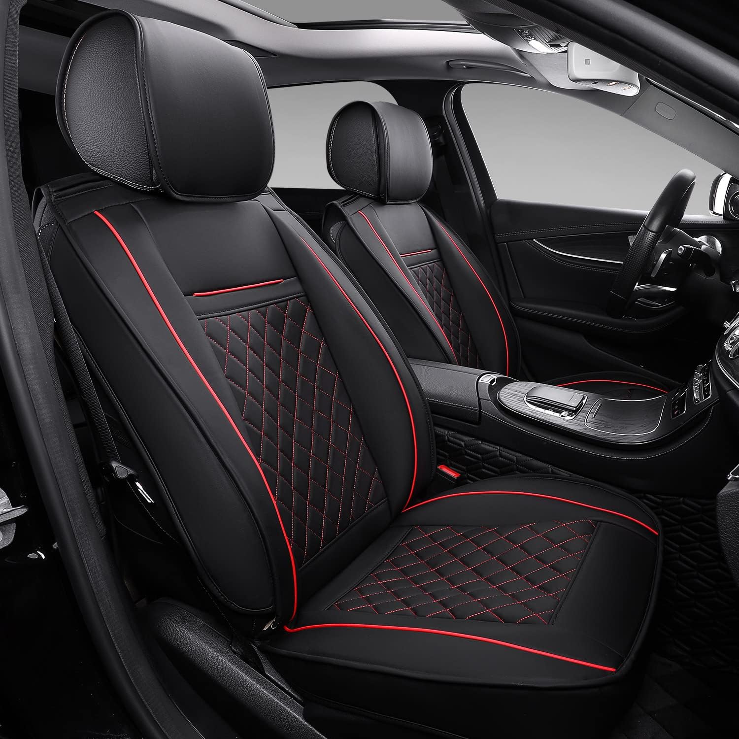 Black Seat Covers Full Set for Nissan Xterra E541616
