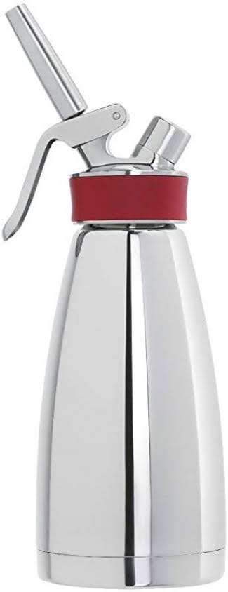 1-Pint Polished Stainless Steel Cream Whipper I58839