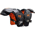 Black/Orange Large Football Shoulder Pad H294