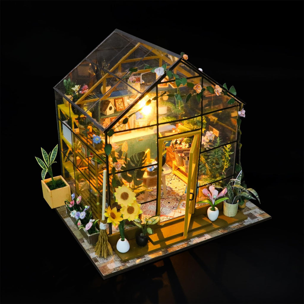 Dollhouse Miniature DIY House Kit with Furniture Z6640