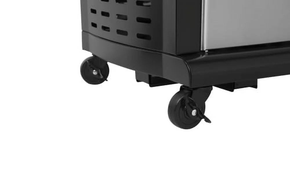 5-Burner Gas Grill with Infrared Rear Burner, Side Burner, Stainless Steel Q668