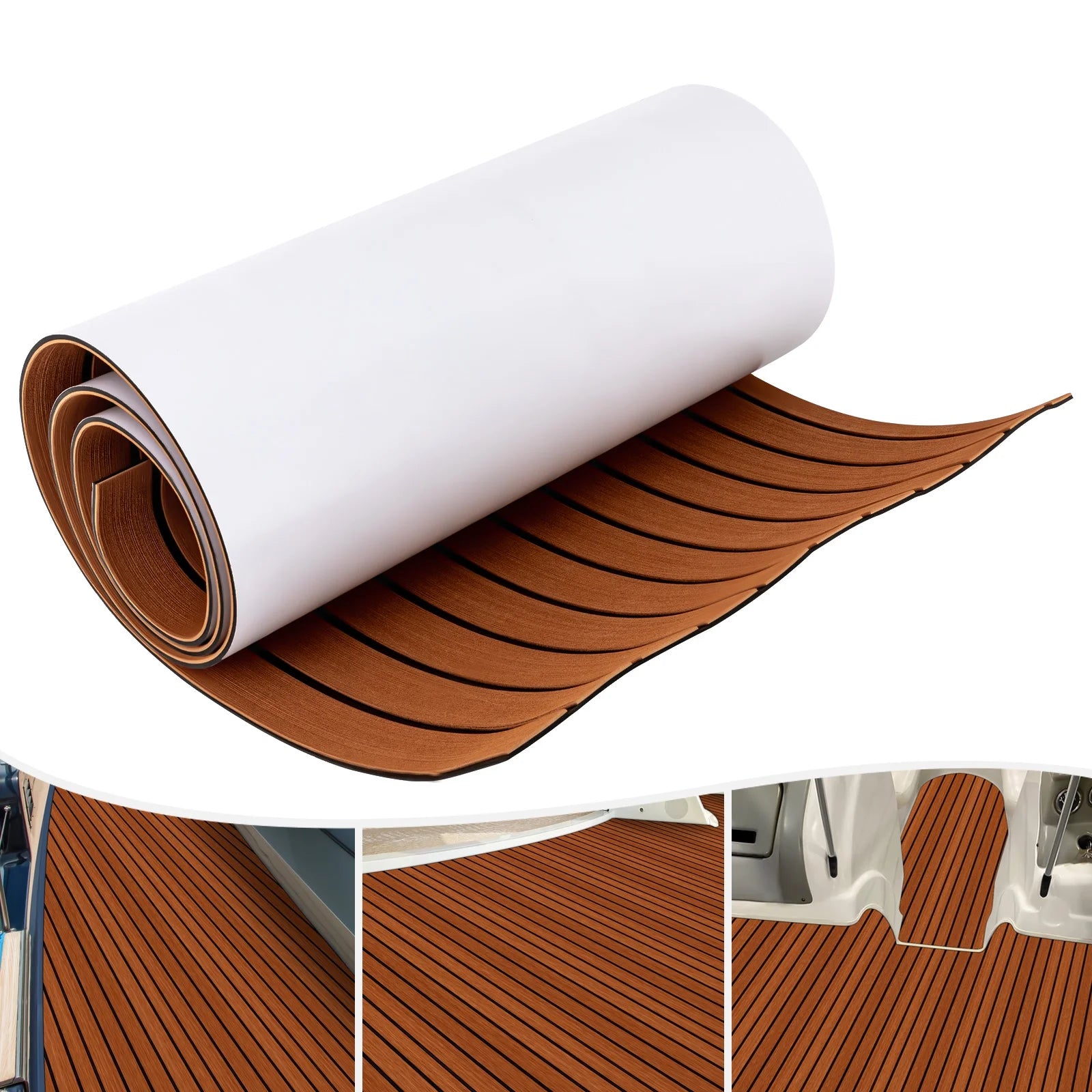 Brown EVA Foam Boat Flooring Sheet P380