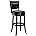 Cappuccino Swivel Stool, 29-Inch, Pack of 2 E29250