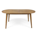 Teak Oval Acacia Wood Dining Table G60756