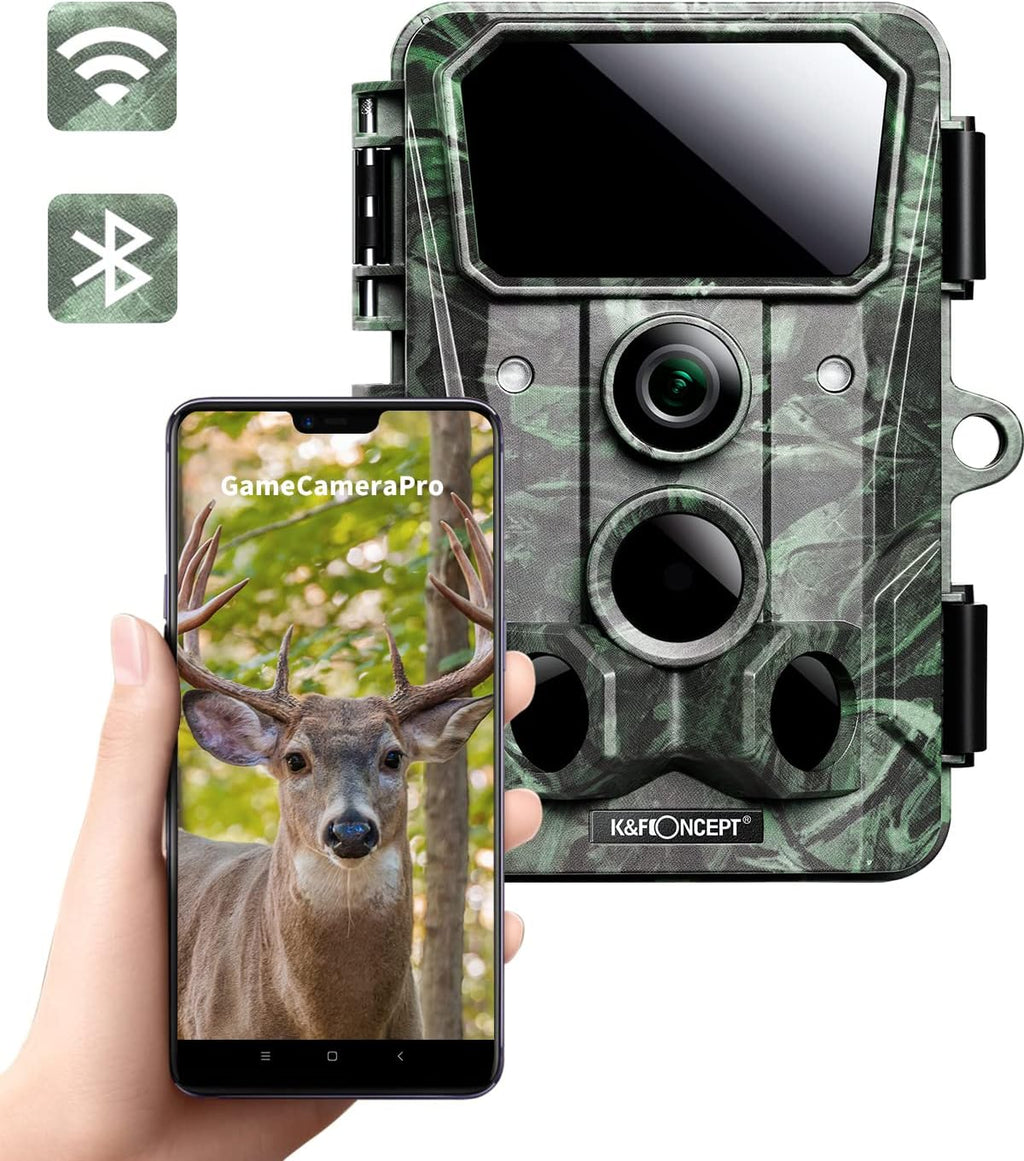 4K 30MP WiFi Trail Camera with Night Vision U99546