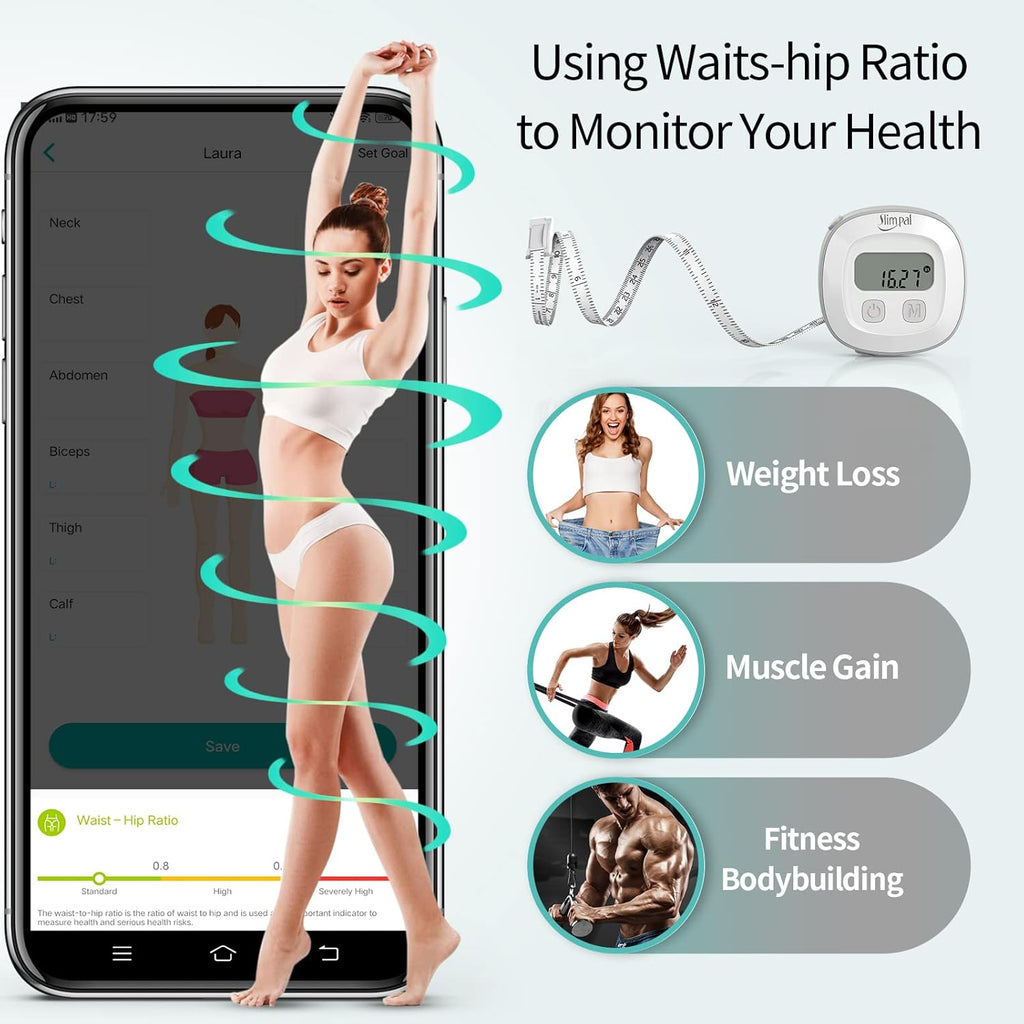 Smart Scale with Body Measuring Tape B16378