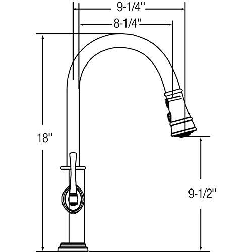 Chrome Pull-Down Kitchen Faucet A9830