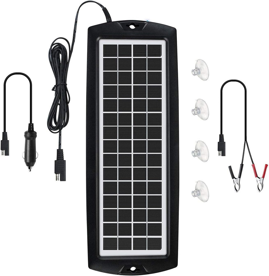 12V Solar Panel Battery Trickle Charger & Maintainer T55681