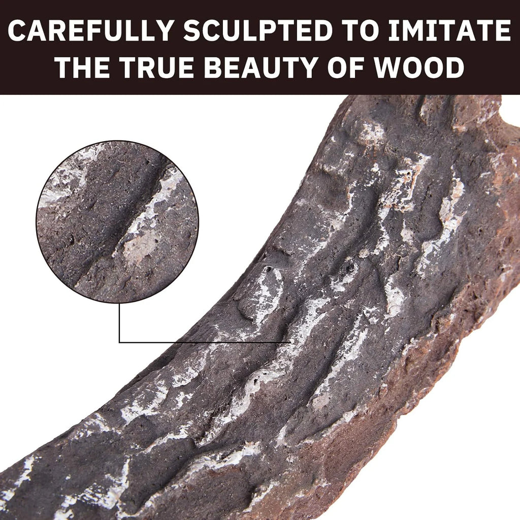 10-Piece Ceramic Fireplace Logs I997