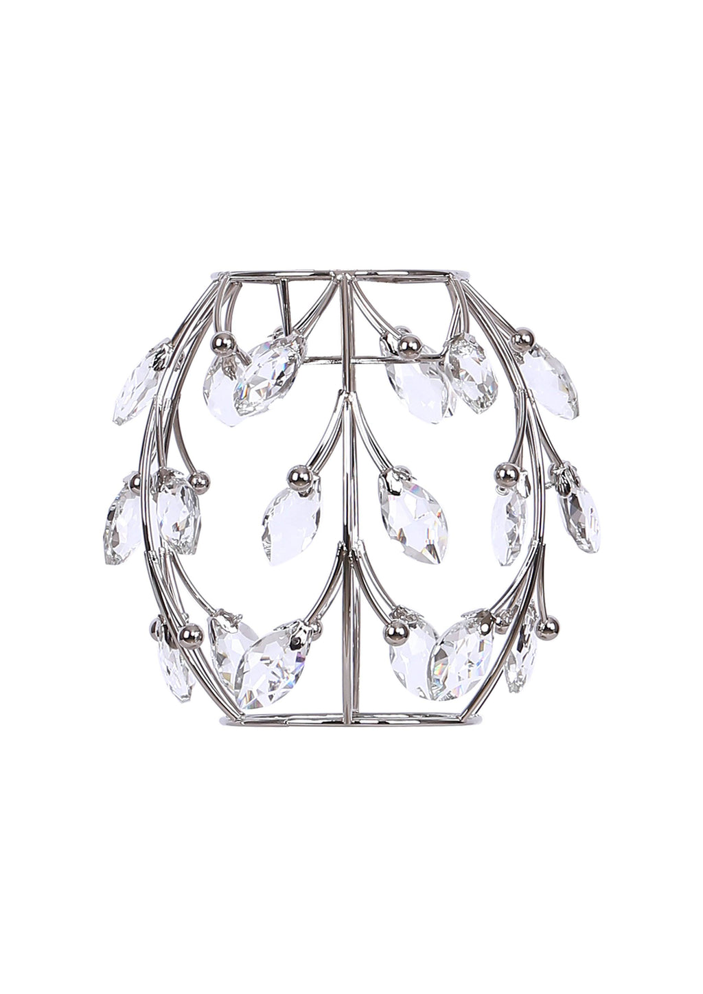 Polished Nickel Task Lamp with Crystalline Metal Shade (2-Pack) V388
