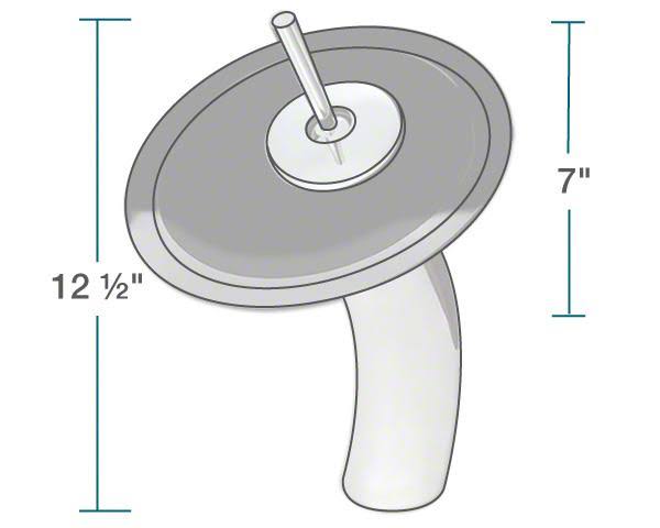 Black-ABR Bathroom Waterfall Faucet Ensemble L6348