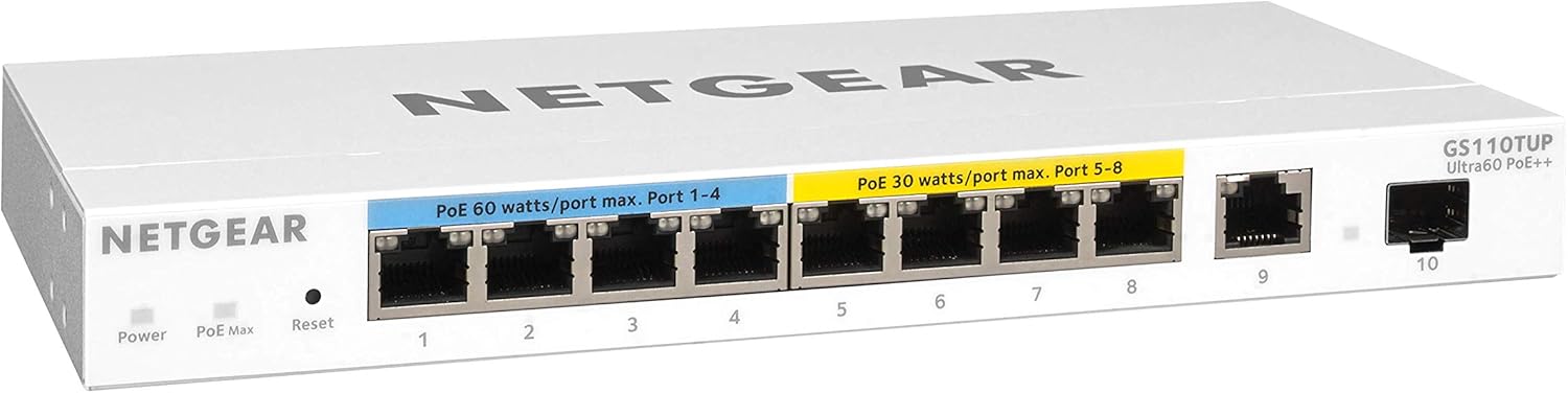 26-Port PoE Gigabit Ethernet Smart Switch, Managed, 24 x PoE+ @ 190W, 2 x 1G SFP, Desktop or Rackmount S7594