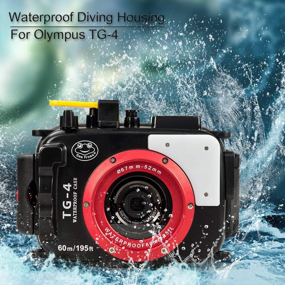 Underwater Camera Housing for Olympus TG-4 Black B566