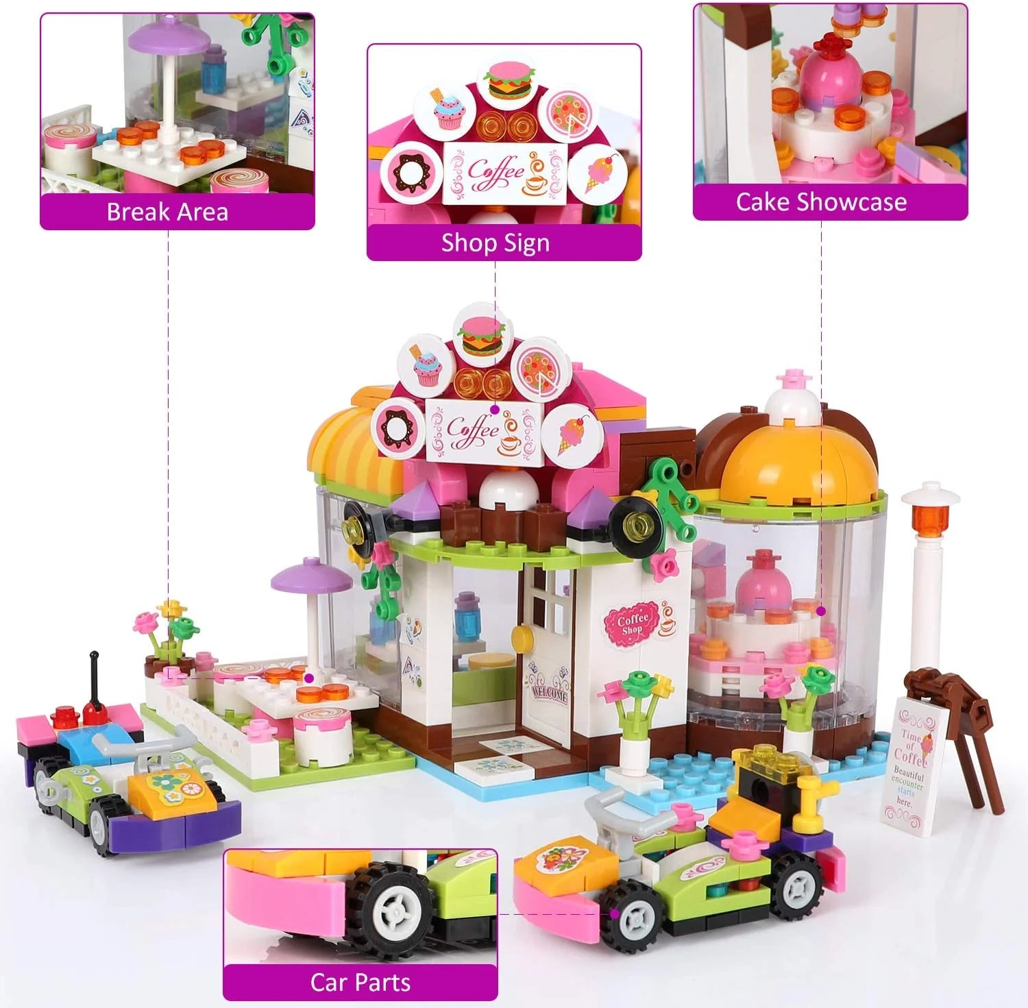 1140 Pieces Building Block Set, STEM Toy F224702