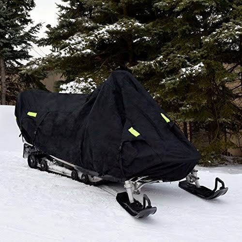 Black Snowmobile Cover V741697