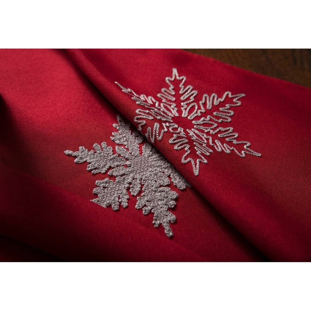 Red Square Christmas Tablecloth 60 by 60-Inch E79744