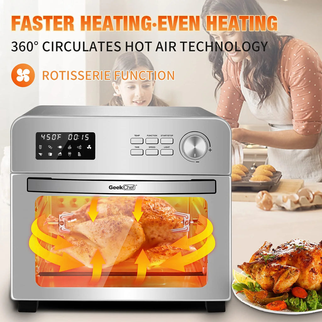 Stainless Steel 24QT 6 Slice Convection Toaster Oven J14963
