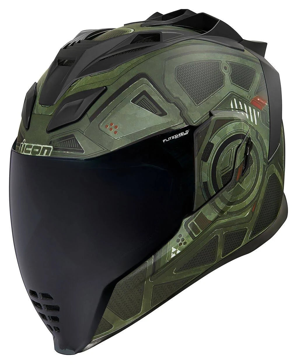 Green Icon Airflite Helmet Q51348
