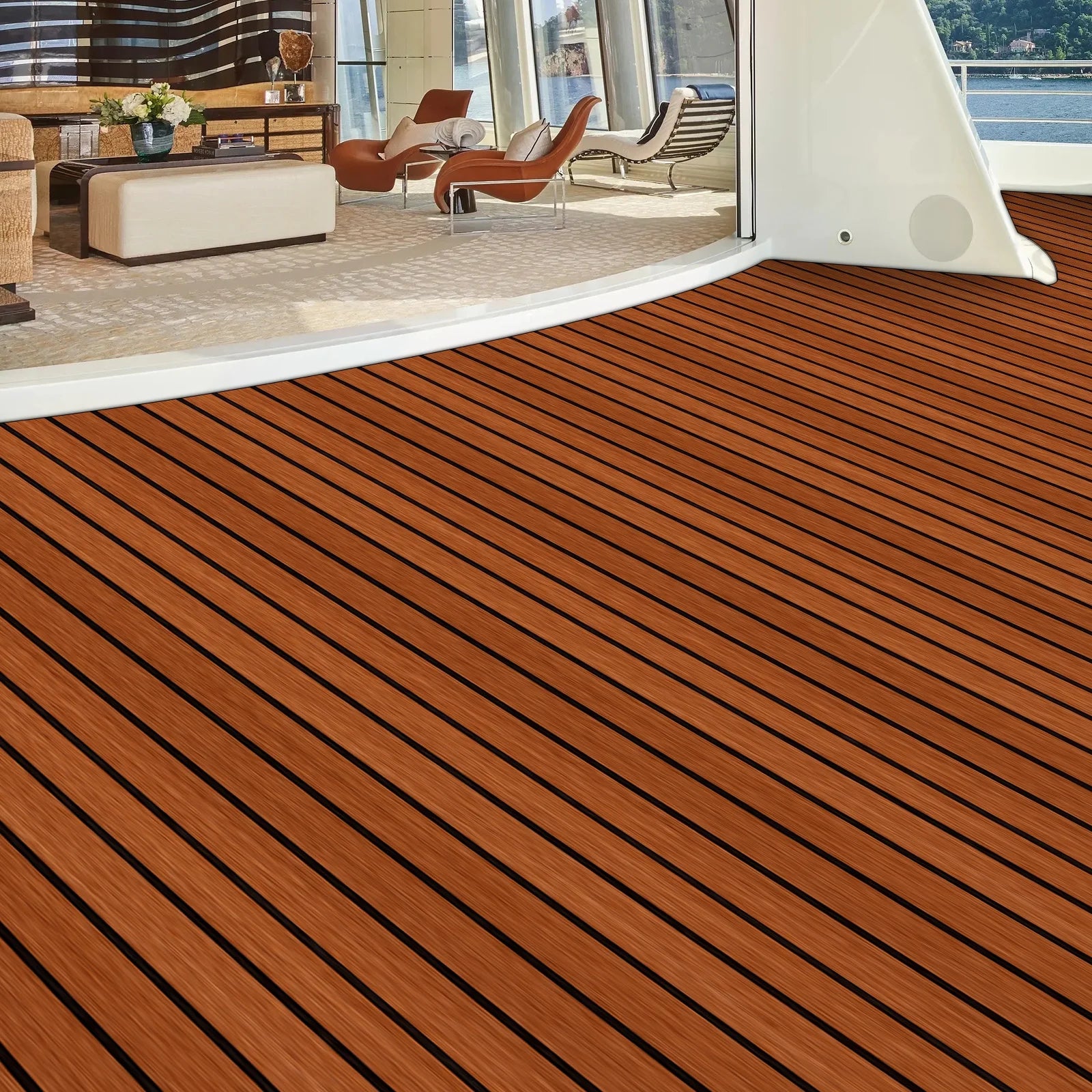 Brown EVA Foam Boat Flooring Sheet P380