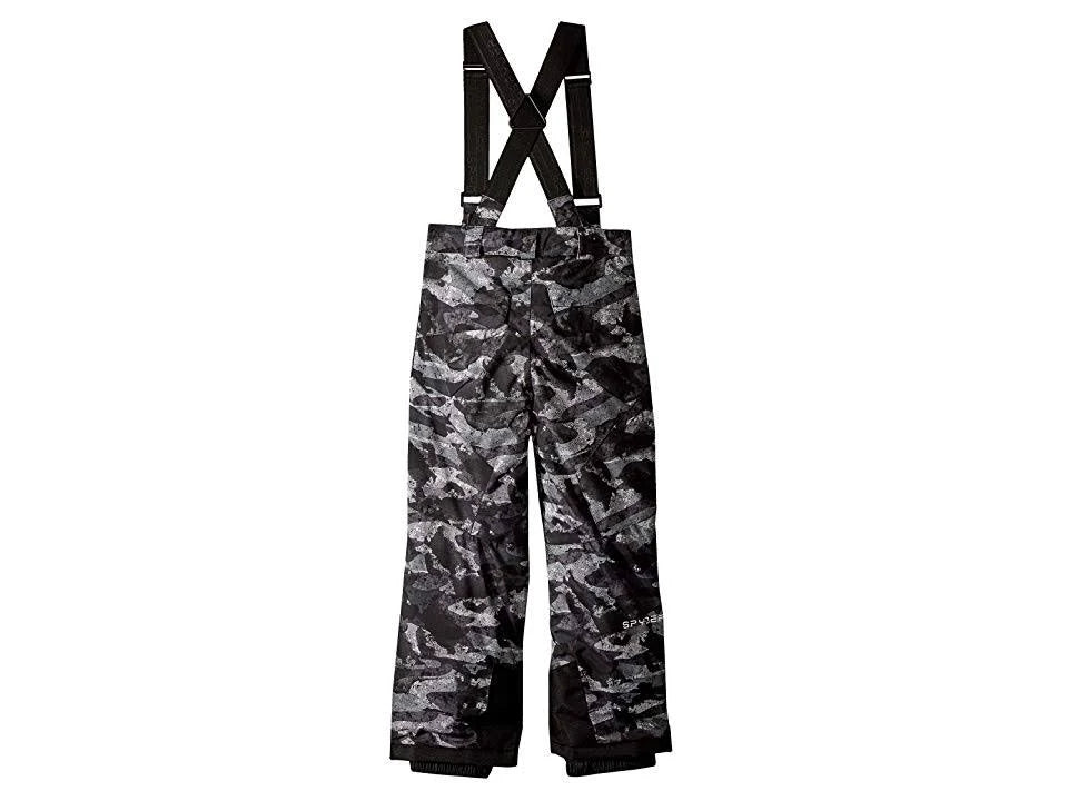 Camo Distress Print/Black Boys Pant D63044