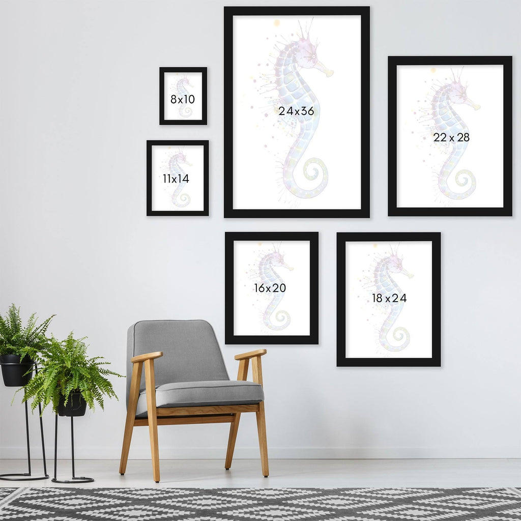 Black Framed Print Set M7100
