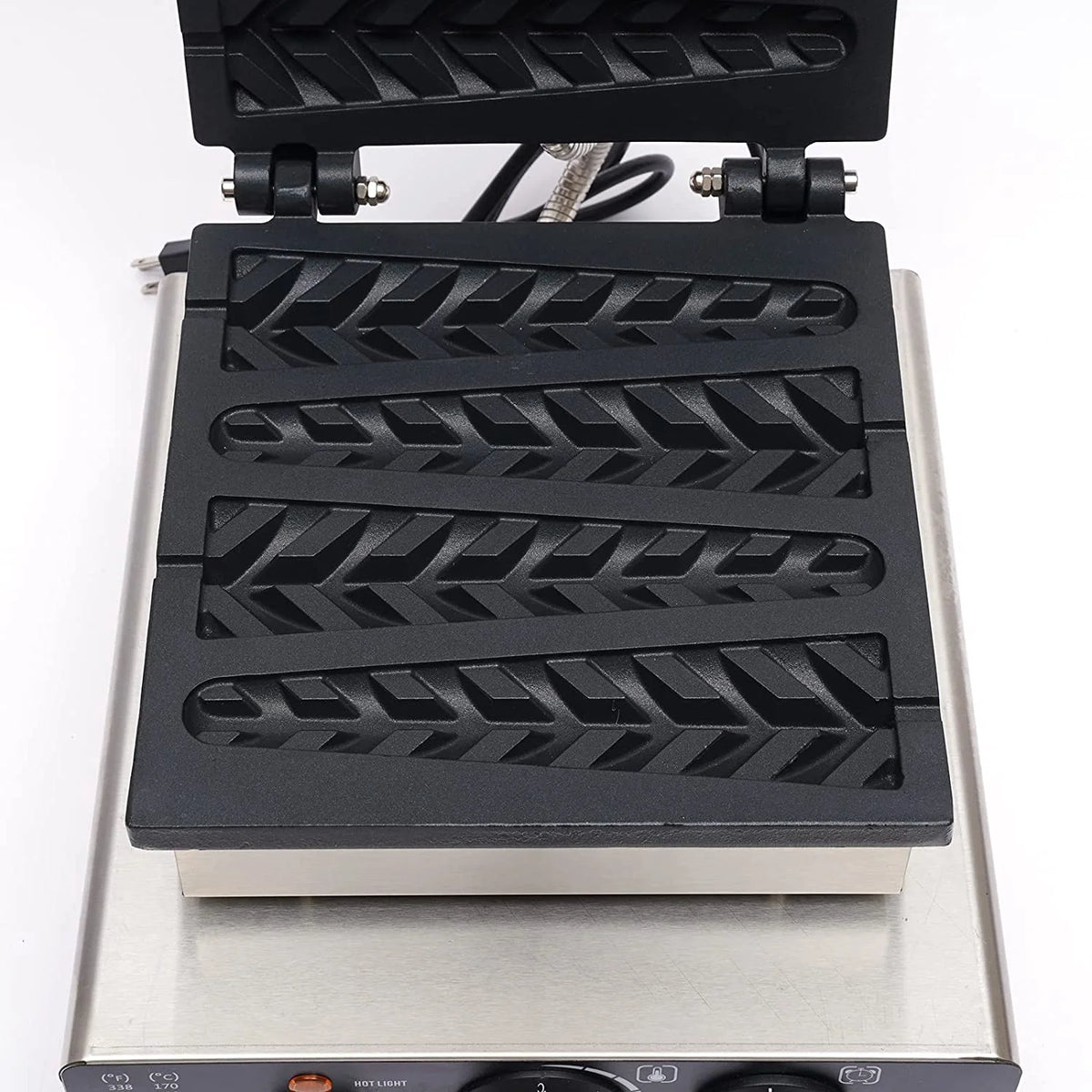 4PCS Commercial Nonstick Stainless Steel Waffle Maker O99358